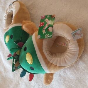 Child's Squishmallow Avery The Mallard Duck Holiday Slippers - Size 11/12